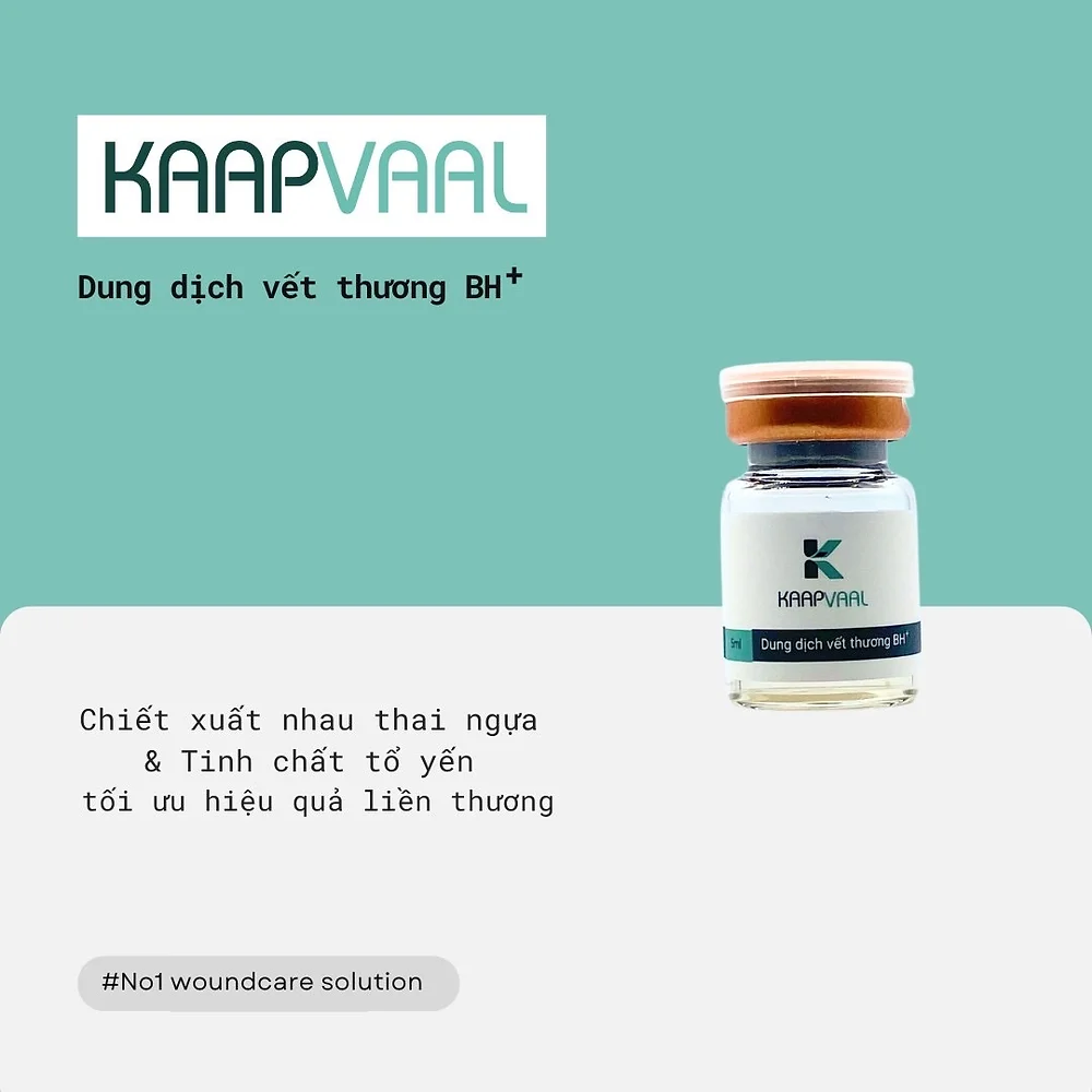 DUNG DỊCH PHỤC HỒI, TÁI TẠO VẾT THƯƠNG VÀ PHÒNG NGỪA SẸO KAAPVAAL BH+
