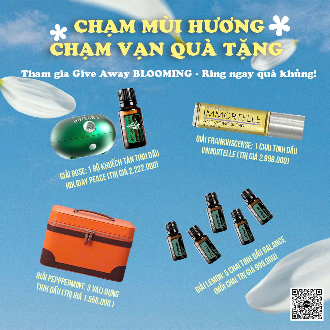 DUY NHẤT HÔM NAY! HƯƠNG THƠM LAN TỎA – QUÀ TẶNG NGẬP TRÀN!