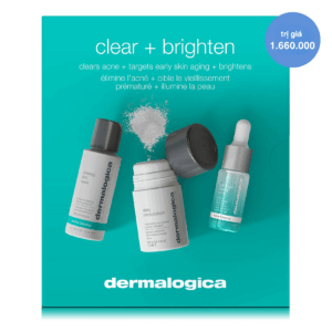 Bộ giảm mụn và làm sáng - clear and brighten kit