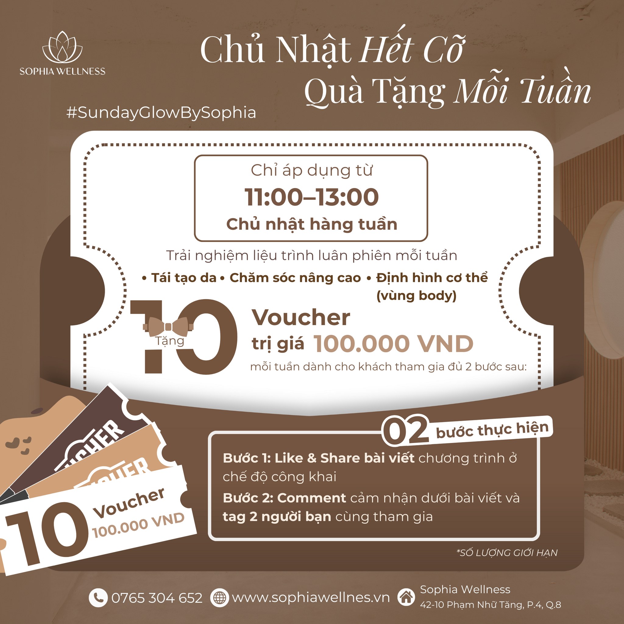 🎉 CHỦ NHẬT HẾT CỠ – QUÀ TẶNG MỖI TUẦN